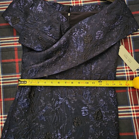 Teri Jon by Rickie Freeman Off-The-Shoulder Gown - Picture 9 of 13